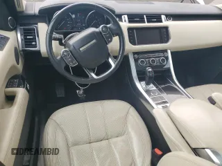 2016 Land Rover Range Rover Sport V6 HSE with VIN SALWR2PF1GA660146, listed as a Copart auction lot 51241655 with 57,282 mi miles and Salvage Title. Bid and sale history available at carsss.com. Image 8.