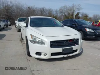 2012 Nissan Maxima 3.5 SV with VIN 1N4AA5AP3CC811262, listed as a IAAI auction lot 41584517 with 172,823 mi miles. Bid and sale history available at carsss.com. Image 1.