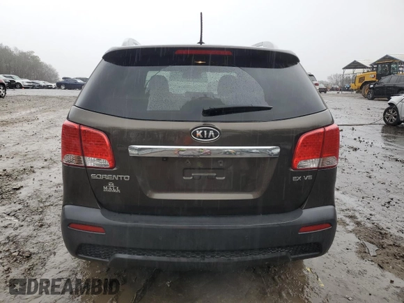 2012 Kia Sorento EX with VIN 5XYKU4A28CG202183, listed as a Copart auction lot 43181465 with 176,890 mi miles and Salvage Title. Bid and sale history available at carsss.com. Image 6.