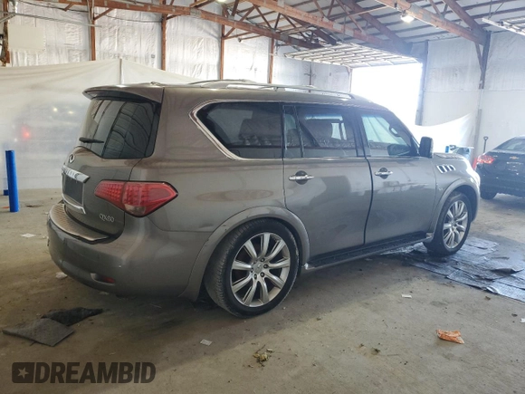 2014 Infiniti QX80 with VIN JN8AZ2NE0E9061737, listed as a Copart auction lot 61926565 with Not provided miles and Clean title. Bid and sale history available at DreamBid. Image 3.