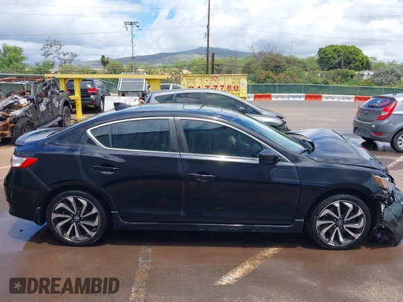 2017 Acura ILX w/Premium/A-SPEC Pkg with VIN 19UDE2F87HA006820, listed as a IAAI auction lot 39234501 with 44,058 mi miles. Bid and sale history available at carsss.com. Image 13.