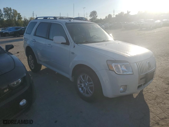 2009 Mercury Mariner Premier with VIN 4M2CU97G39KJ25322, listed as a Copart auction lot 75443854 with 112,050 mi miles and Salvage Title. Bid and sale history available at carsss.com. Image 4.