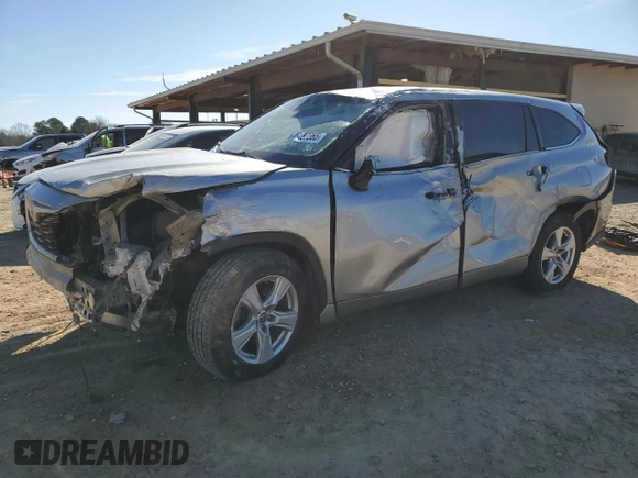 2020 Toyota Highlander L z VIN 5TDCZRAH4LS506413, wystawiony jako Copart lot #46487365 z przebiegiem 115 612 mil mil oraz Szkoda całkowita • Salvage title. Historia ofert i sprzedaży dostępna na DreamBid. Obrazek 1.
