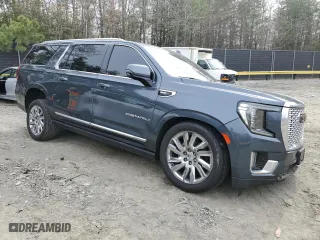 2021 GMC Yukon XL Denali with VIN 1GKS2JKL5MR222488, listed as a Copart auction lot 50611545 with 72,649 mi miles and Salvage Title. Bid and sale history available at carsss.com. Image 4.