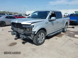 2018 Ford F-150 XL with VIN 1FTEW1C58JKC21417, listed as a IAAI auction lot 41776595 with 91,966 mi miles. Bid and sale history available at carsss.com. Image 2.