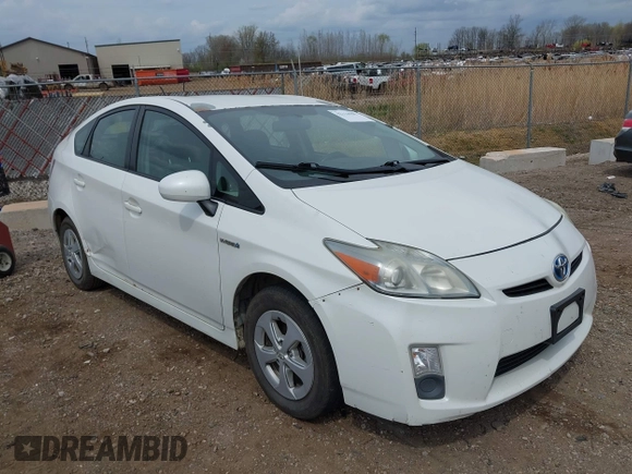 2010 Toyota Prius II with VIN JTDKN3DU9A0194201, listed as a IAAI auction lot 42134987 with 264,115 mi miles. Bid and sale history available at carsss.com. Image 1.