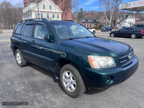 2003 Toyota Highlander with VIN JTEHF21A430153422, listed as a Copart auction lot 52075855 with 157,571 mi miles and Clean Title. Bid and sale history available at carsss.com. Image 1.