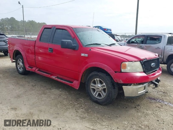 2005 Ford F-150 XLT with VIN 1FTPX12595FA94912, listed as a IAAI auction lot 41545152 with 374,589 mi miles. Bid and sale history available at carsss.com. Image 1.
