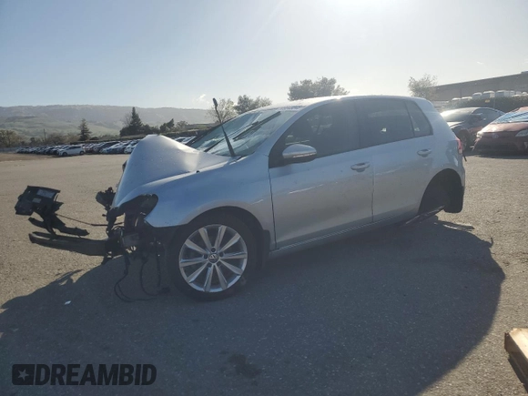 2012 Volkswagen Golf TDI z VIN WVWDM7AJ3CW014322, wystawiony jako Copart lot #49643045 z przebiegiem Nie podano mil oraz Szkoda całkowita • Salvage title. Historia ofert i sprzedaży dostępna na DreamBid. Obrazek 1.
