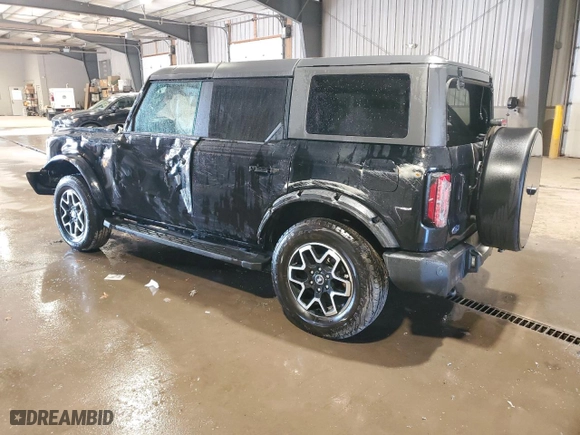 2024 Ford Bronco Outer Banks with VIN 1FMDE8BH9RLA13891, listed as a Copart auction lot 49149145 with 0 mi miles and Salvage Title. Bid and sale history available at carsss.com. Image 2.
