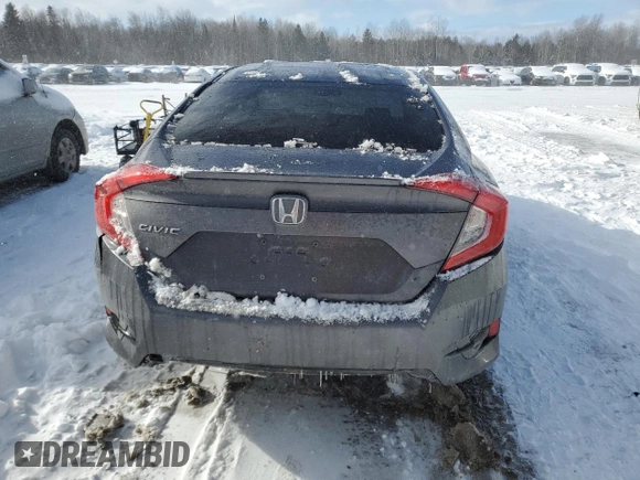 2017 Honda Civic Sedan EX-T with VIN 2HGFC1F47HH104561, listed as a Copart auction lot 84658614 with 154,991 mi miles and Salvage Title. Bid and sale history available at carsss.com. Image 6.