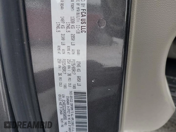2019 Dodge Grand Caravan SXT with VIN 2C4RDGCG2KR580583, listed as a Copart auction lot 45134255 with 83,746 mi miles and Salvage Title. Bid and sale history available at DreamBid. Image 15.