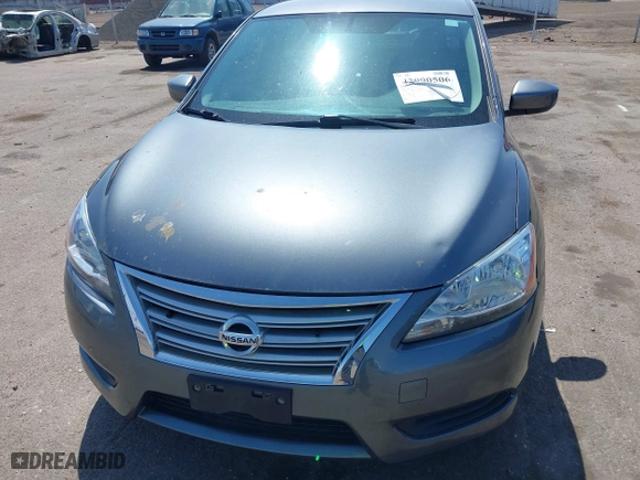 2015 Nissan Sentra S with VIN 3N1AB7AP0FY307561, listed as a IAAI auction lot 42090506 with 149,744 mi miles. Bid and sale history available at carsss.com. Image 6.