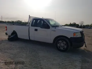 2008 Ford F-150 XL with VIN 1FTRF12228KF06584, listed as a Copart auction lot 51253315 with 128,244 mi miles and Salvage Title. Bid and sale history available at carsss.com. Image 4.
