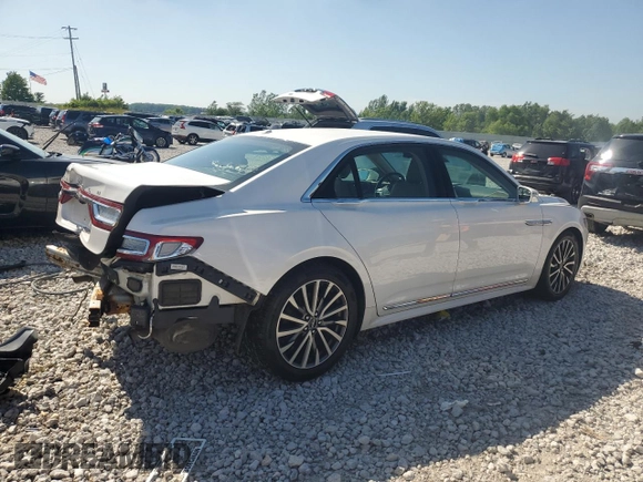 2017 Lincoln Continental Select with VIN 1LN6L9TK6H5603628, listed as a Copart auction lot 60732905 with 173,489 mi miles and Clean title. Bid and sale history available at DreamBid. Image 3.