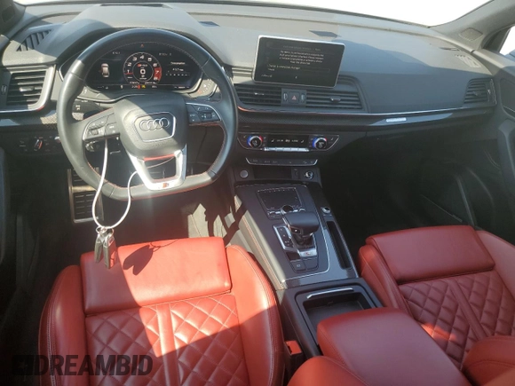 2018 Audi SQ5 Prestige with VIN WA1C4AFY2J2234161, listed as a Copart auction lot 74391484 with 57,817 mi miles and Salvage Title. Bid and sale history available at DreamBid. Image 8.
