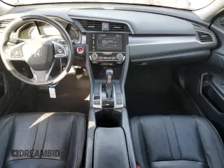 2017 Honda Civic EX-L with VIN 19XFC1F76HE015083, listed as a Copart auction lot 49513045 with 102,827 mi miles and Salvage title. Bid and sale history available at DreamBid. Image 8.