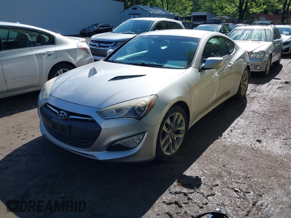 2014 Hyundai Genesis Coupe 2.0T with VIN KMHHT6KD1EU118163, listed as a IAAI auction lot 42311259 with 108,943 mi miles and . Bid and sale history available at DreamBid. Image 2.