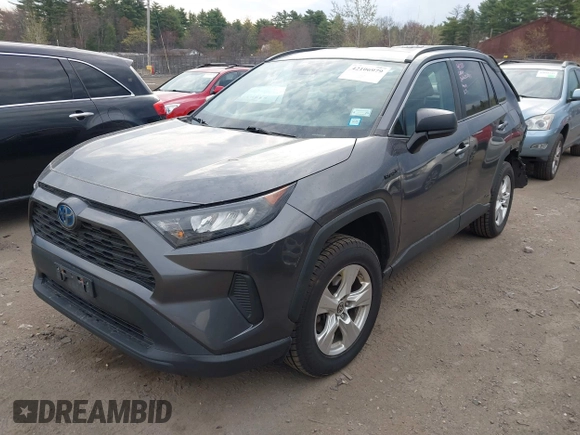 2021 Toyota RAV4 Hybrid LE with VIN 4T3LWRFV3MU041338, listed as a IAAI auction lot 42106979 with 48,765 mi miles. Bid and sale history available at carsss.com. Image 17.