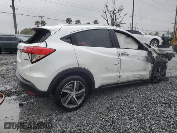 2022 Honda HR-V EX with VIN 3CZRU6H5XNM706079, listed as a Copart auction lot 42371655 with 0 mi miles and Non Repairable. Bid and sale history available at carsss.com. Image 3.