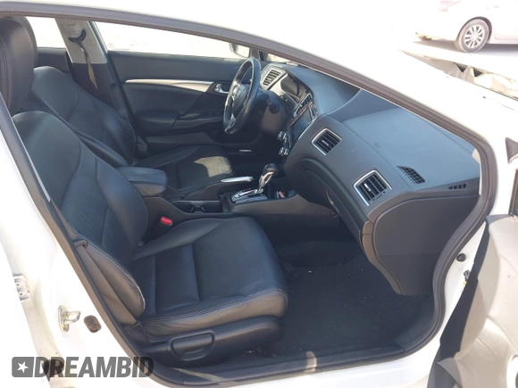 2014 Honda Civic Sedan EX-L with VIN 19XFB2F95EE011158, listed as a IAAI auction lot 41776101 with 1 mi miles. Bid and sale history available at carsss.com. Image 5.