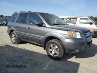 2008 Honda Pilot EX-L with VIN 5FNYF18558B005554, listed as a Copart auction lot 53921465 with 255,166 mi miles and Salvage Title. Bid and sale history available at DreamBid. Image 4.