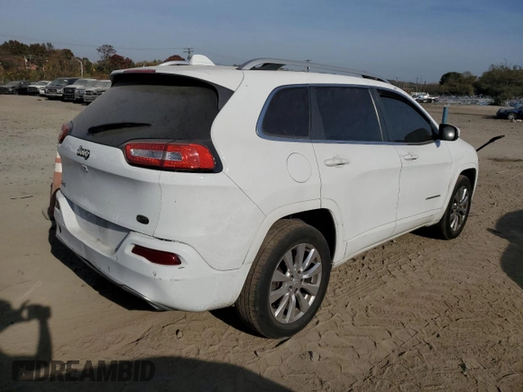 2018 Jeep Cherokee Overland with VIN 1C4PJMJX8JD594345, listed as a Copart auction lot 77934214 with 189,096 mi miles and Non Repairable. Bid and sale history available at carsss.com. Image 3.
