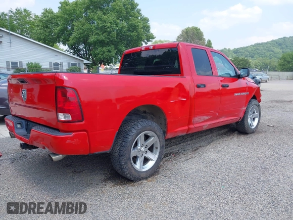 2012 Ram 1500 Express с VIN 1C6RD7FT1CS238087, выставлен на аукционе IAAI как лот 42423703 с пробегом 127 108 миль миль и . История ставок и продаж доступна на DreamBid. Изображение 4.