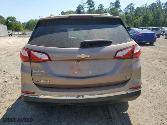 2018 Chevrolet Equinox LT with VIN 2GNAXJEVXJ6253885, listed as a Copart auction lot 52037845 with 0 mi miles and Salvage Title. Bid and sale history available at carsss.com. Image 6.