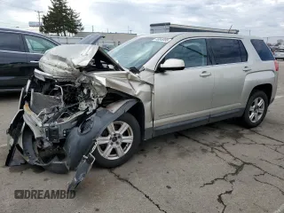2014 GMC Terrain SLE with VIN 2GKALMEK6E6142952, listed as a Copart auction lot 46846995 with 103,716 mi miles and Salvage Title. Bid and sale history available at carsss.com. Image 1.