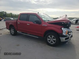 2020 Ford F-150 XL with VIN 1FTEW1EP7LFA74548, listed as a Copart auction lot 53541075 with 79,695 mi miles and Salvage Title. Bid and sale history available at carsss.com. Image 4.