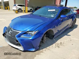 2016 Lexus RC 200t F Sport with VIN JTHHA5BCXG5004041, listed as a Copart auction lot 58550305 with 95,443 mi miles and Clean title. Bid and sale history available at DreamBid. Image 1.