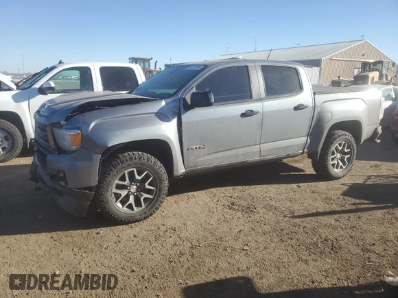 2022 GMC Canyon 4WD AT4 w/Leather with VIN 1GTG6FEN2N1287329, listed as a Copart auction lot 46471595 with 38,694 mi miles and Salvage Title. Bid and sale history available at carsss.com. Image 1.