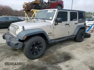 2007 Jeep Wrangler Unlimited X with VIN 1J4GA39187L123363, listed as a Copart auction lot 47702795 with 214,190 mi miles and Clean Title. Bid and sale history available at DreamBid. Image 1.
