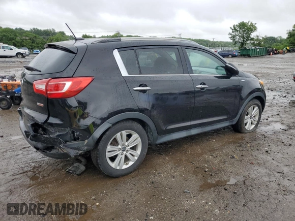 2012 Kia Sportage SX with VIN KNDPCCA60C7280931, listed as a Copart auction lot 60897545 with 136,903 mi miles and Salvage title. Bid and sale history available at DreamBid. Image 3.
