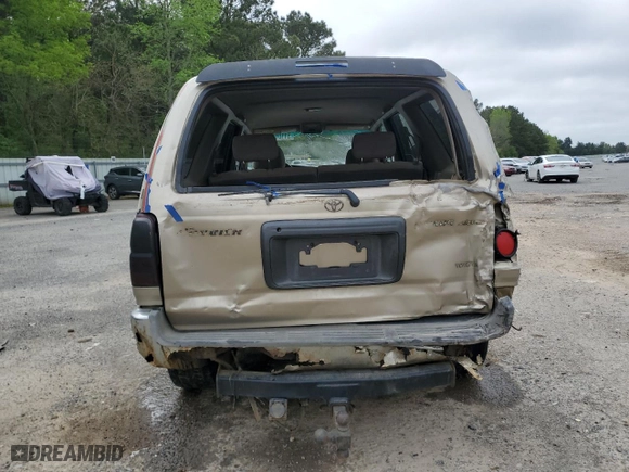 2001 Toyota 4Runner SR5 with VIN JT3HN86R119047547, listed as a Copart auction lot 51101625 with 223,736 mi miles and Salvage Title. Bid and sale history available at carsss.com. Image 6.
