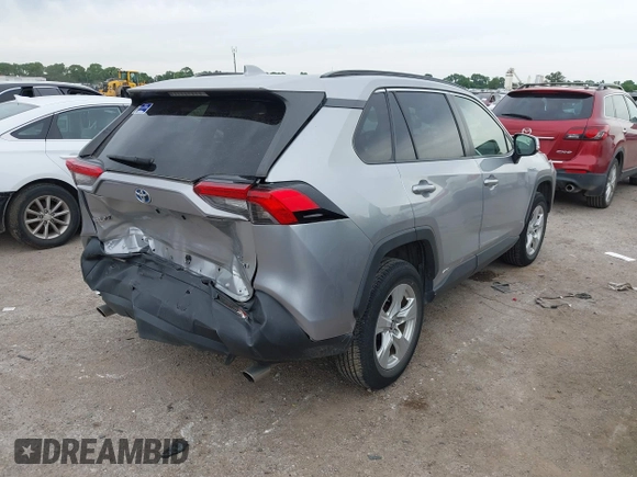 2019 Toyota RAV4 Hybrid LE with VIN JTMMWRFV3KJ012955, listed as a IAAI auction lot 42475244 with 103,674 mi miles and . Bid and sale history available at DreamBid. Image 4.