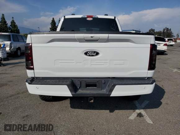 2022 Ford F-150 XL with VIN 1FTFW1E50NFA71691, listed as a Copart auction lot 55282625 with 47,492 mi miles and Salvage title. Bid and sale history available at DreamBid. Image 6.