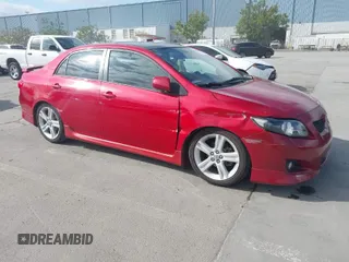 2009 Toyota Corolla XRS with VIN 1NXBE40E89Z065077, listed as a IAAI auction lot 41896192 with 247,291 mi miles. Bid and sale history available at carsss.com. Image 1.