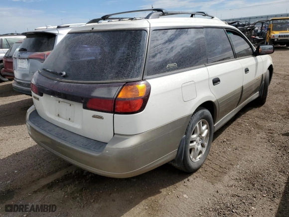 2000 Subaru Legacy Wagon Outback w/RB Equip with VIN 4S3BH6650Y7659836, listed as a Copart auction lot 66362564 with 216,939 mi miles and Salvage Title. Bid and sale history available at carsss.com. Image 3.