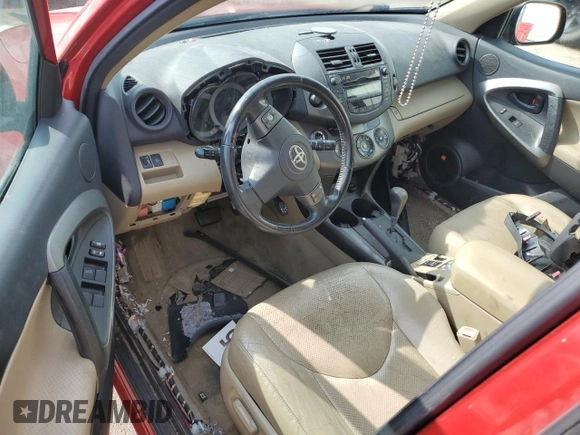 2010 Toyota RAV4 Limited with VIN 2T3YF4DV6AW041678, listed as a Copart auction lot 43366725 with Not provided miles and Salvage title. Bid and sale history available at DreamBid. Image 8.