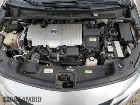 2020 Toyota Prius LE z VIN JTDKARFP9L3138248, wystawiony jako Copart lot #54676615 z przebiegiem 43 323 mil mil oraz Szkoda całkowita • Salvage title. Historia ofert i sprzedaży dostępna na DreamBid. Obrazek 11.