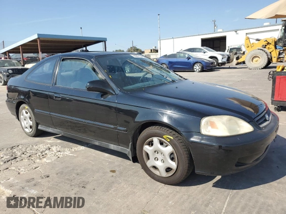 2000 Honda Civic EX with VIN 1HGEJ8245YL014036, listed as a Copart auction lot 68867154 with 163,759 mi miles and Salvage Title. Bid and sale history available at carsss.com. Image 4.