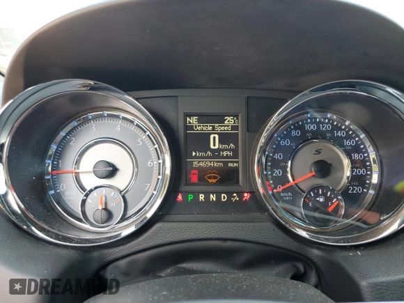 2016 Chrysler Town & Country S with VIN 2C4RC1HG7GR159930, listed as a Copart auction lot 71315684 with 154,694 mi miles and Salvage Title. Bid and sale history available at carsss.com. Image 9.