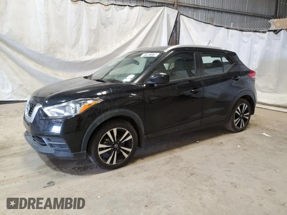 2020 Nissan Kicks SV with VIN 3N1CP5CV1LL523535, listed as a Copart auction lot 51947375 with 64,517 mi miles and Clean Title. Bid and sale history available at carsss.com. Image 1.