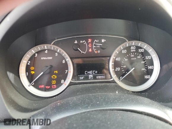 2015 Nissan Sentra SV with VIN 3N1AB7AP7FY343487, listed as a Copart auction lot 48454295 with 69,990 mi miles and Salvage Title. Bid and sale history available at carsss.com. Image 9.