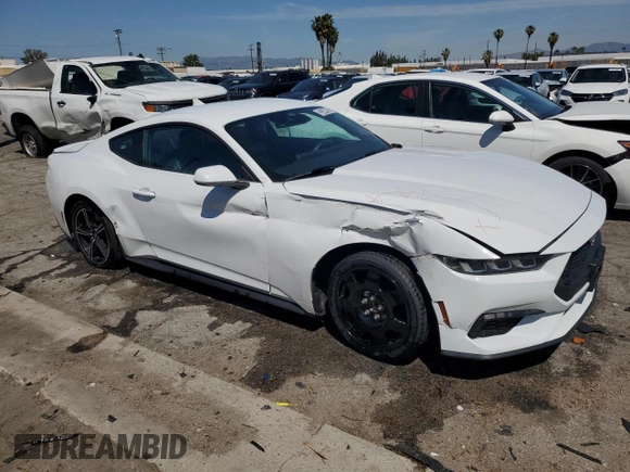 2024 Ford Mustang EcoBoost with VIN 1FA6P8TH1R5116996, listed as a Copart auction lot 52344855 with 24,264 mi miles and Non Repairable. Bid and sale history available at carsss.com. Image 4.