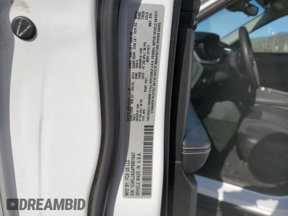 2023 Jeep Grand Cherokee Laredo with VIN 1C4RJJAG4P8901647, listed as a Copart auction lot 54049335 with 46,828 mi miles and Clean title. Bid and sale history available at DreamBid. Image 13.