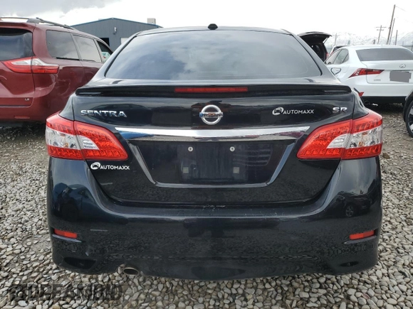 2015 Nissan Sentra SR with VIN 3N1AB7AP7FY240926, listed as a Copart auction lot 53526655 with 97,270 mi miles and Salvage Title. Bid and sale history available at DreamBid. Image 6.