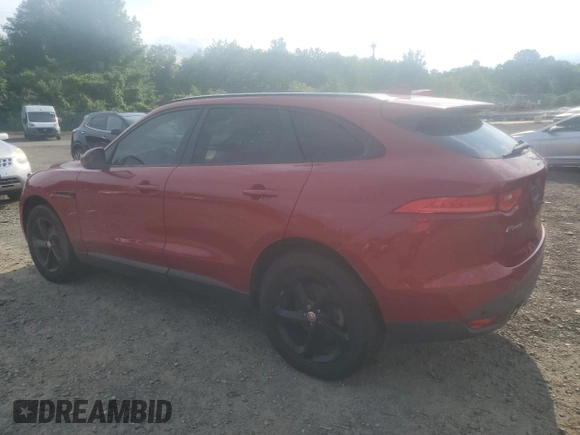 2018 Jaguar F-Pace 20d Premium with VIN SADCJ2FN1JA240134, listed as a Copart auction lot 61081054 with 68,674 mi miles and Clean Title. Bid and sale history available at DreamBid. Image 2.
